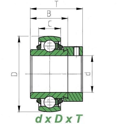 YEL 209-2DW/AG SKF