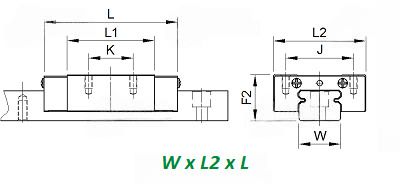 MGN09C-Z0-HM HIWIN